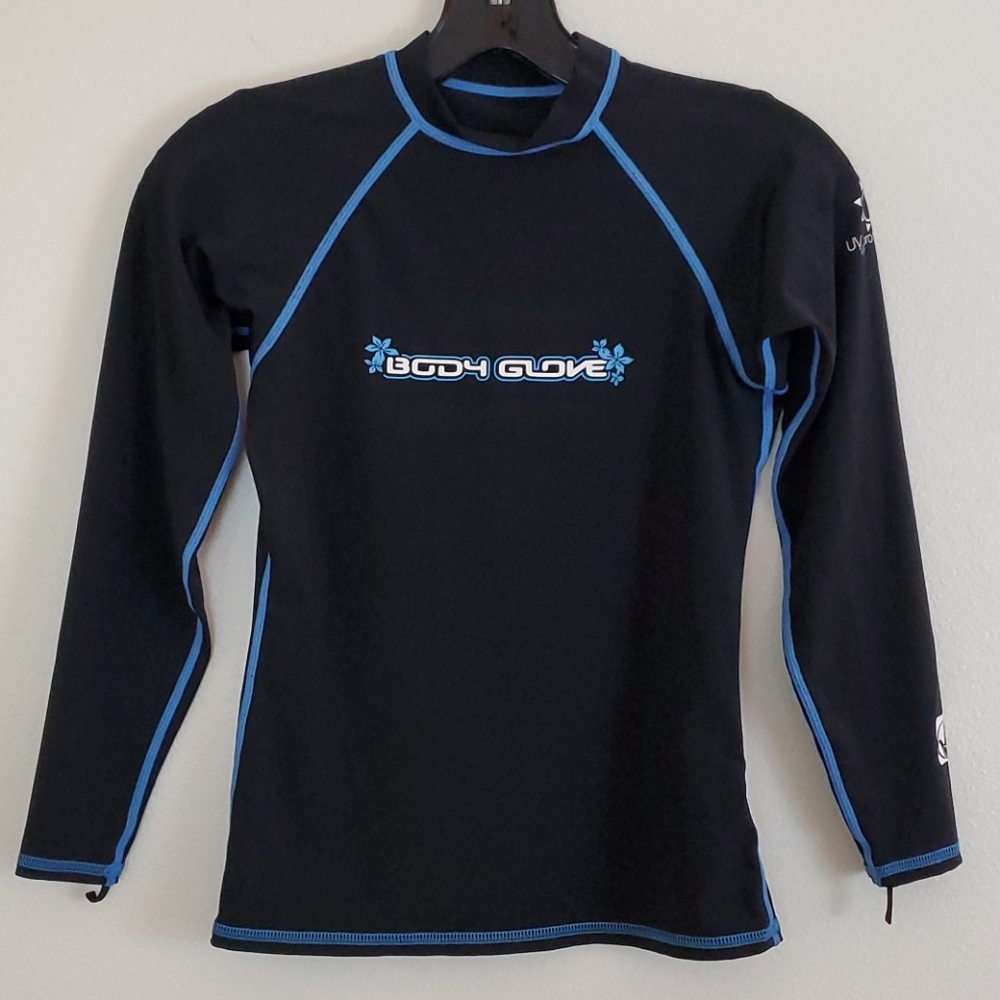 Body Glove Black & Blue UV Protection Top - S